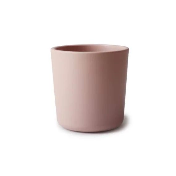 Lot De 2 Verres 200 Ml Rose – Tasse D&rsquo;apprentissage Enfant – Mushie Rose