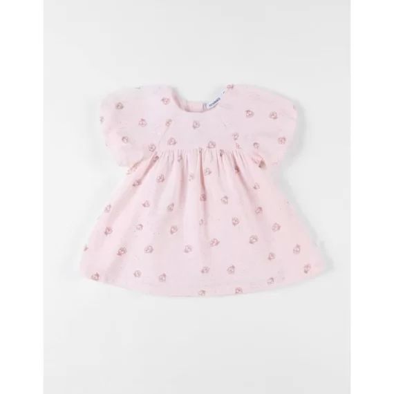 Robe À Imprimé Fleuri Clair Rose