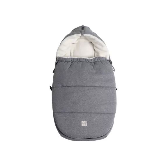 Chancelière universelle pour cosy Jersey Hood dark grey (0-24 mois)