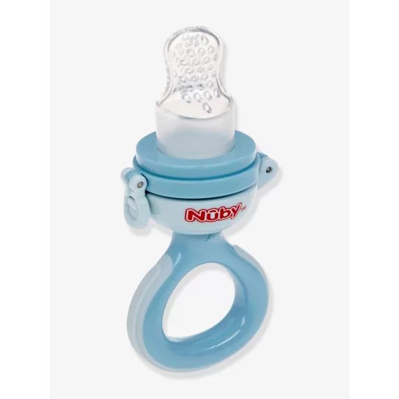 Grignoteur NUBY en silicone bleu
