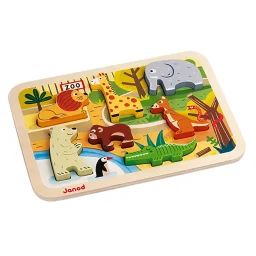 Chunky Puzzle 3d Zoo Vert