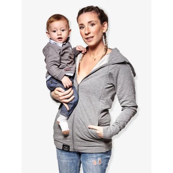 Le Sweat du parent LOVE RADIUS gris chiné