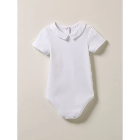 Body Col Ottoman En Coton Biologique Blanc Pur