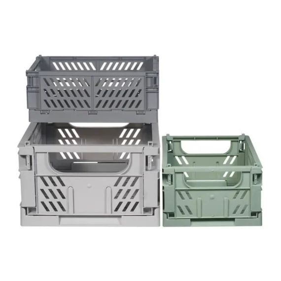 Caisses de rangement Luis, set de 3 vert