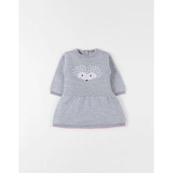 Robe En Tricot Gris