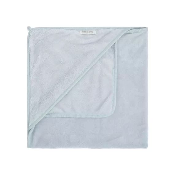 Couverture enveloppante Cozy misty blue (75 x 75 cm)