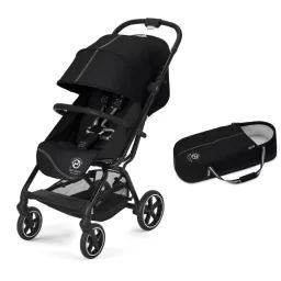 Poussette Cybex Eezy S PLUS 2 + Cocoon S – Moon Black (2022)