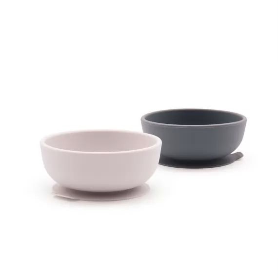 Bol ventouse en silicone pour enfants – 2 pièces
