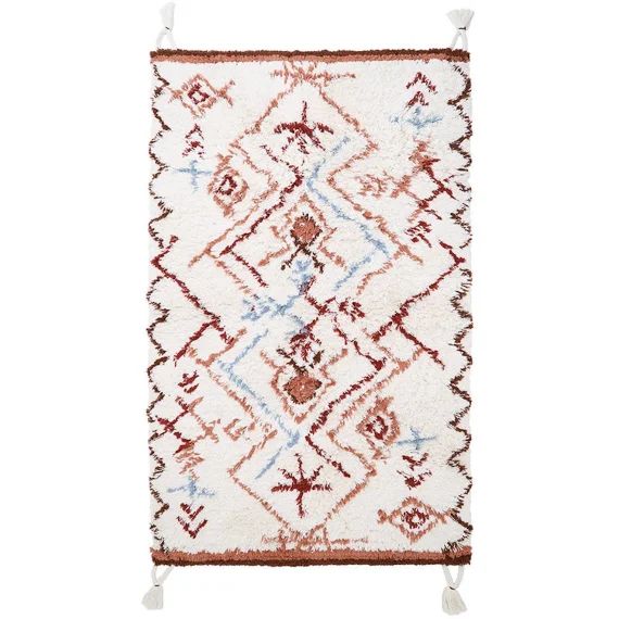 Tapis Enfant Coton Lavable Style Berbère Karmen Multicolore