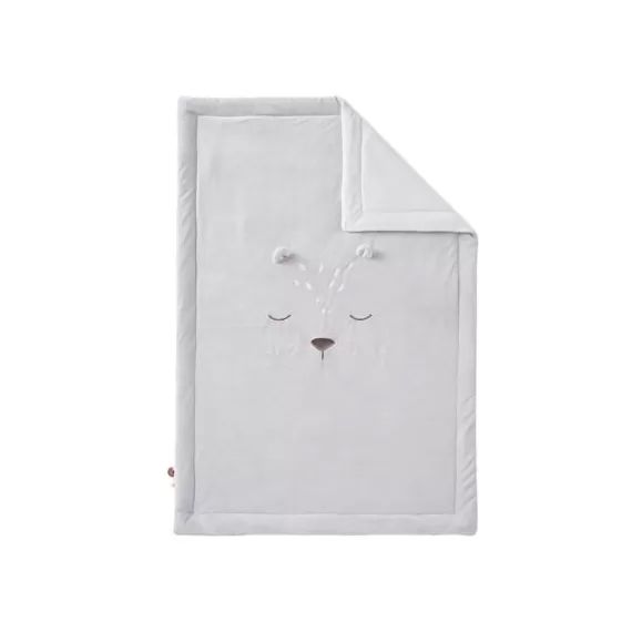 Couverture en veloudoux Babou & Kendi (100 x 140 cm)