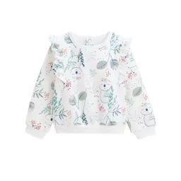 Sweat-shirt Bébé Fille Paloma Blanc