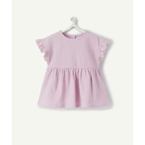 Le t-shirt effet froissé parme –  – Soldes