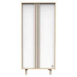 Armoire 2 Portes Blanc