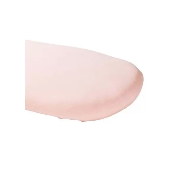 Drap housse de berceau en coton bio Rose nude (50 x 83 cm)
