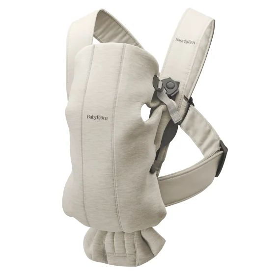 Porte-bébé Mini – Beige clair / Jersey 3D