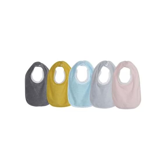 Lot de 5 bavoirs à velcro Bib&rsquo;up