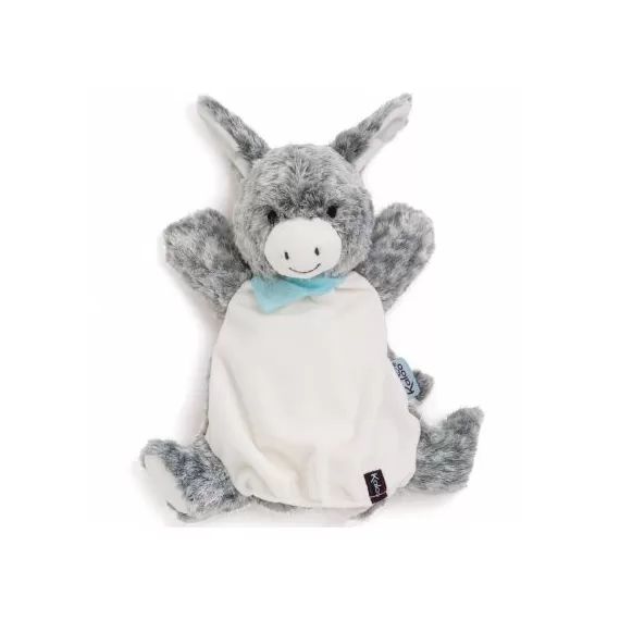 Doudou marionnette Régliss l&rsquo;ânon Les amis (30 cm)
