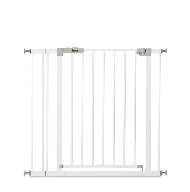 Barrière de Sécurité Hauck Stop N Safe 2 + Extension 9cm – White