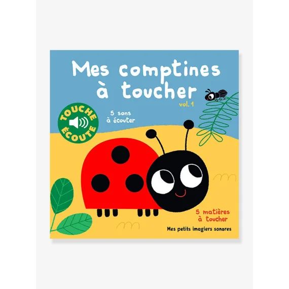 Livre sonore – Mes Comptines à toucher – GALLIMARD JEUNESSE bleu