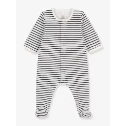 Bodyjama en coton bio PETIT BATEAU blanc
