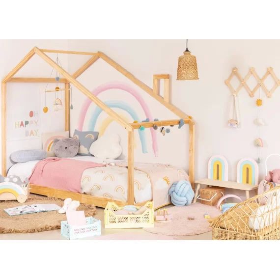 Lit en bois pour matelas de 90 cm Abbin Kids