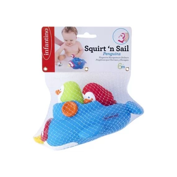 Famille Pingouins navigateurs Aspergeur de bain