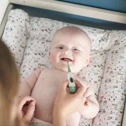 Thermomètre bébé à embout souple