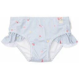 Culotte De Bain À Volants Bleu