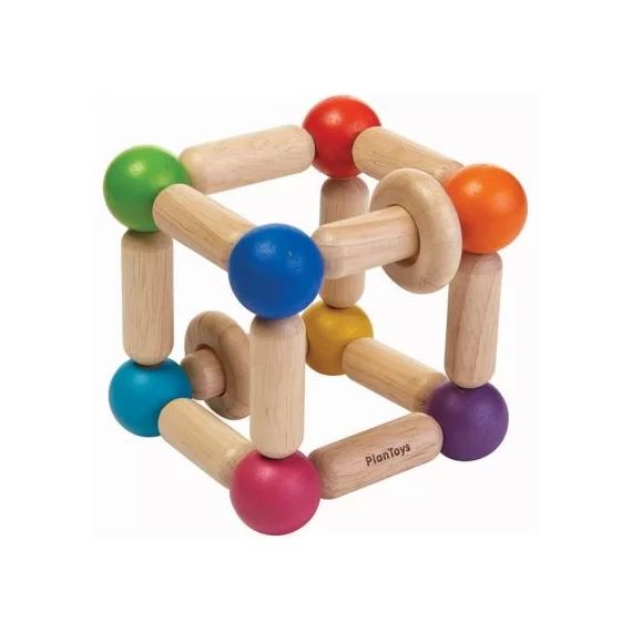Hochet en bois carré souple