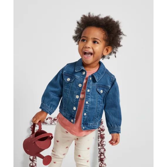 Veste en jean bébé fille low impact –  – Soldes