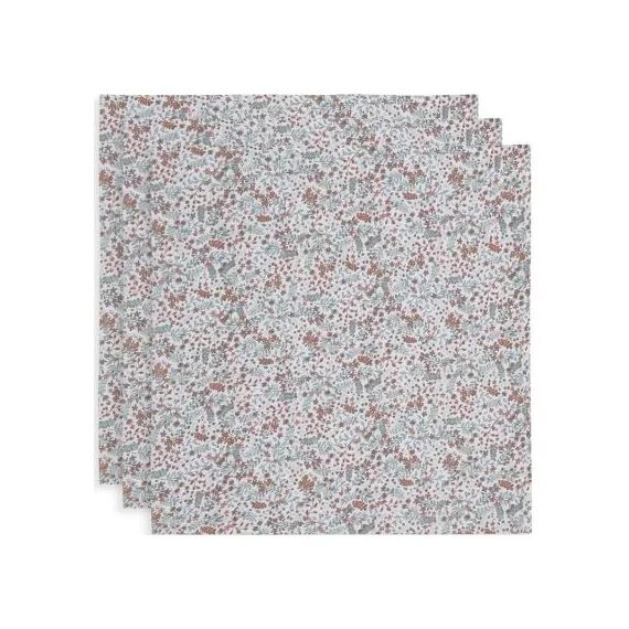 Lot de 3 langes en mousseline de coton Bloom (70 x 70 cm)