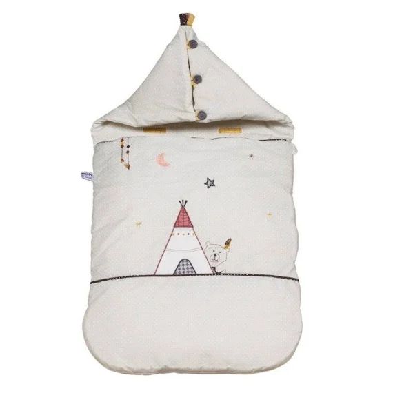 Nid D&rsquo;ange – Sauthon – Timouki – 100% Coton – Beige – 80x40x3 Cm Beige
