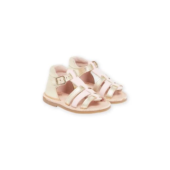 Sandales Dorées Bébé Fille