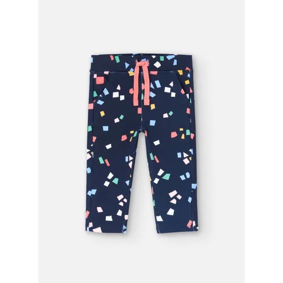 Pantalon En Molleton Imprimée Multicolore