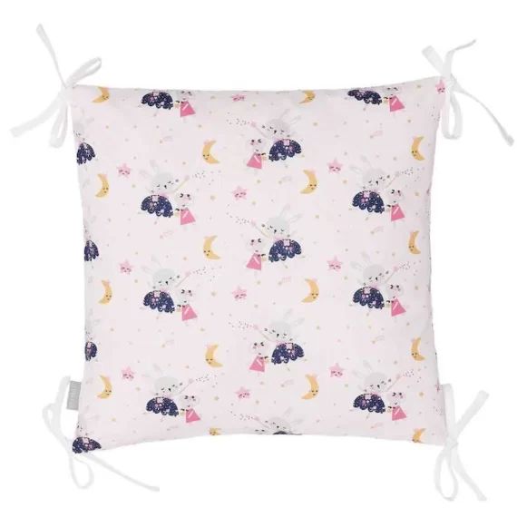 Sevira Kids – Taies de coussin pour tour de lit modulable, FAIRY FLORE Rose TU rose