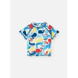 T-shirt Fantaisie À Manches Courtes Bleu