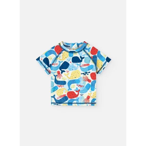 T-shirt Fantaisie À Manches Courtes Bleu
