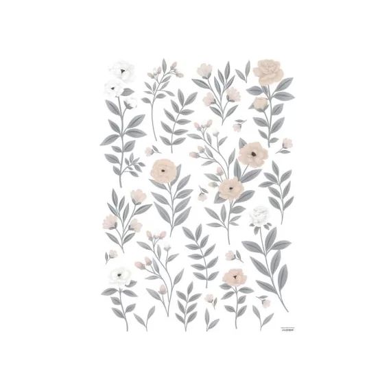 Planche de stickers Grandes fleurs Grace