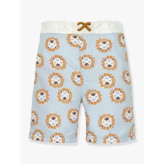 Short de bain avec couche bébé LÄSSIG bleu imprimé