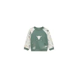 Sweat-shirt Bébé En Molleton Merlin Vert