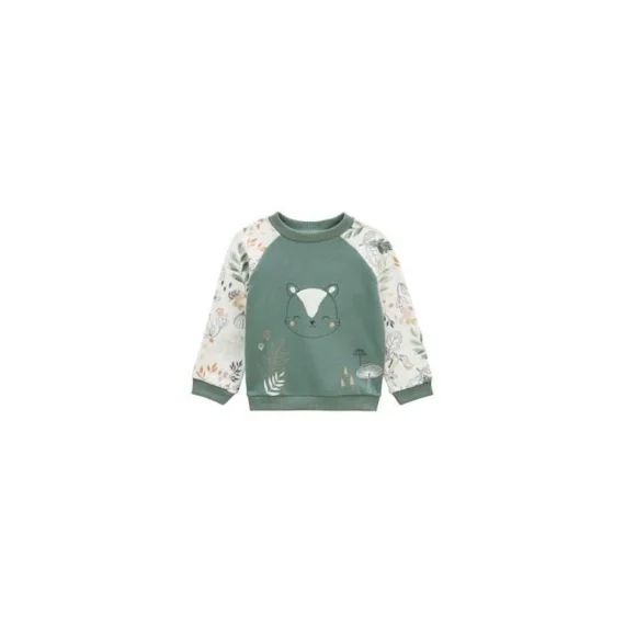 Sweat-shirt Bébé En Molleton Merlin Vert