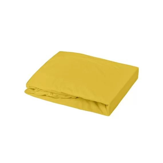 Drap-housse en coton curry (60 x 120 cm)