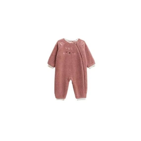 Surpyjama Bébé En Sherpa Bloom Rose