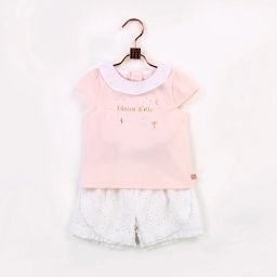 T-shirt Fille Rose