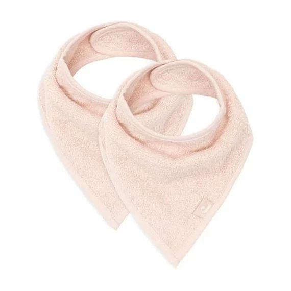 Bavoir Bandana Rose Pale – Jollein – 2pcs – Bébé – Mixte – 100% Coton-jersey Rose