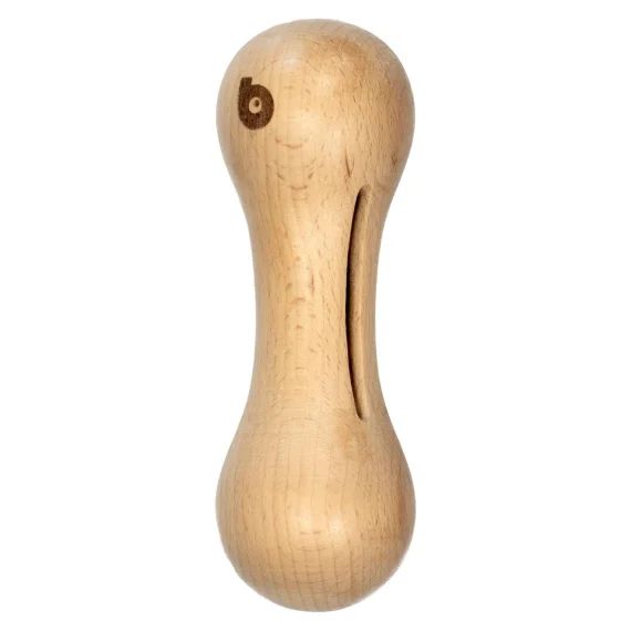 Hochet En Bois De Hêtre Naturel Bois Naturel