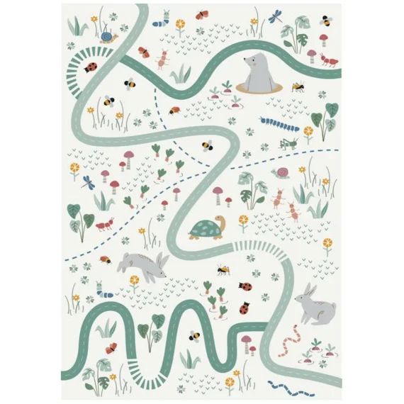 Tapis De Jeu Pour Enfant – Garden Life – Nattiot Beige