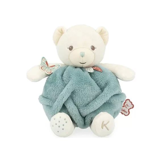 Peluche bulle d&rsquo;amour ours vert Plume (23 cm)