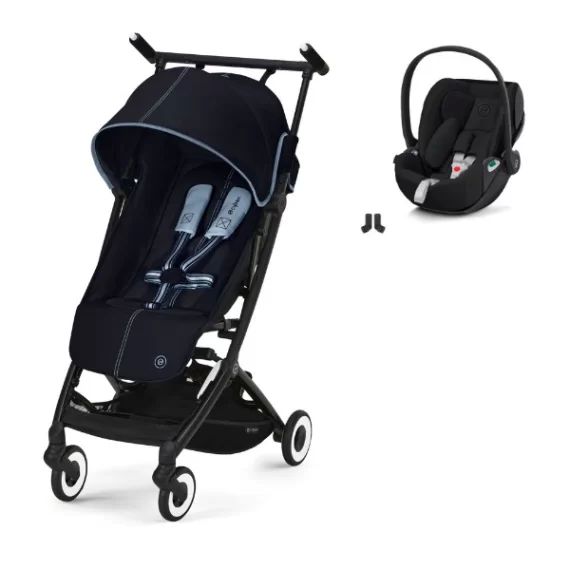 Poussette Cybex Libelle – Ocean Blue + Coque Auto Cloud T i-Fix – Sepia Black (2023)