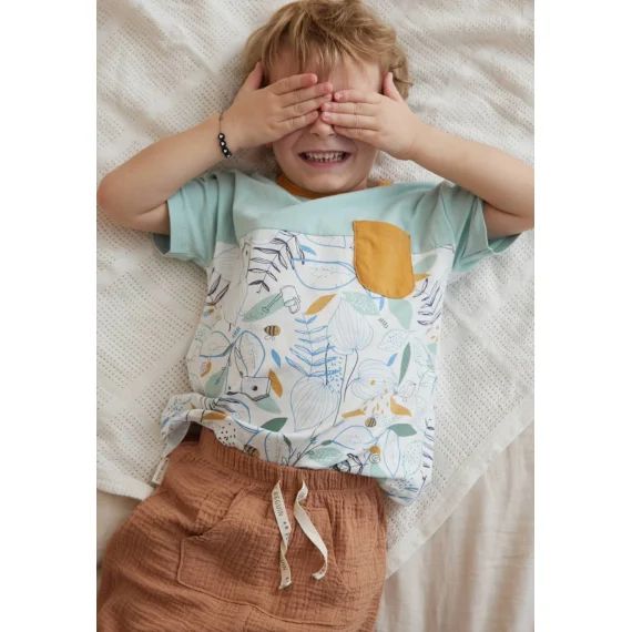T-shirt Bébé Garden Party Vert